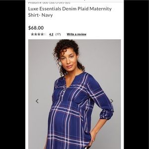 Maternity blouse